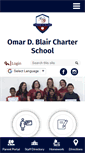 Mobile Screenshot of omardblaircharterschool.com
